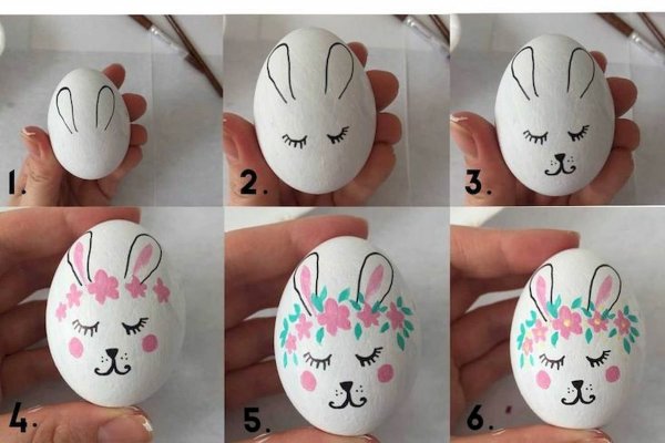 Рисунки на яйцах фломастерами