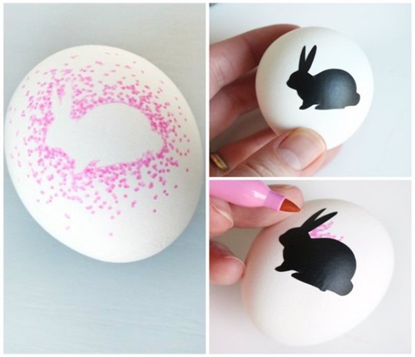 Рисунки на яйцах фломастерами