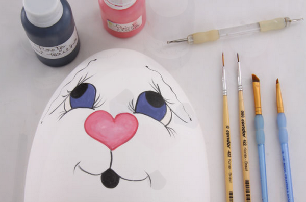 Рисунок на яйцах фломастером легкий