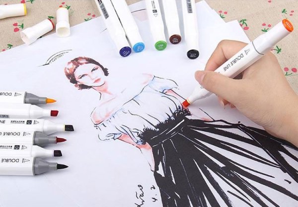 Иллюстрации маркерами Copic