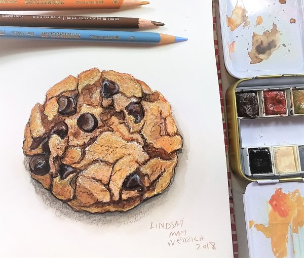 Печенье акварель