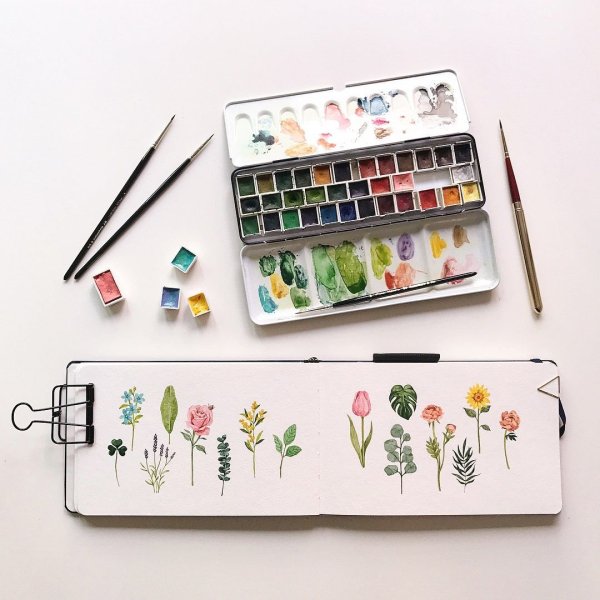 Красивые маленькие рисуночки фломастерами