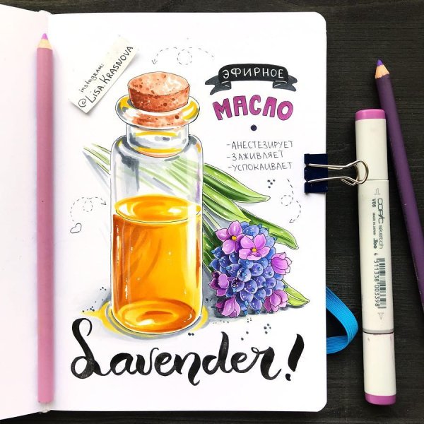 Рисунки в скетчбук Лиза Краснова