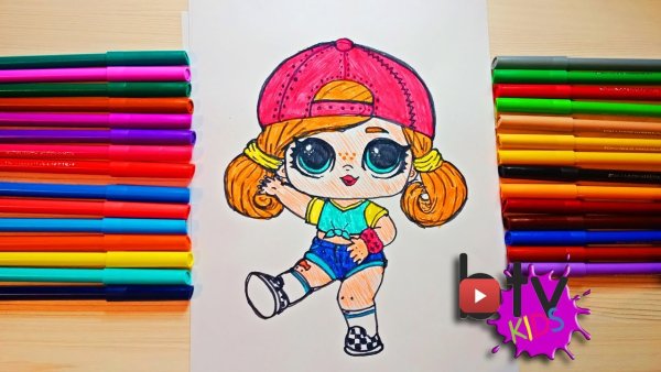 Фломастеры кукла ЛОЛ