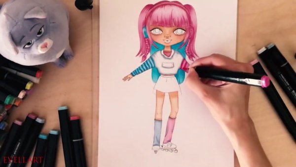 Фломастеры кукла ЛОЛ