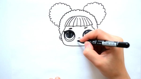 Уроки по рисованию куклы ЛОЛ