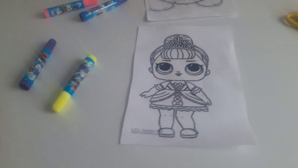 Три маркера ЧЕЛЛЕНДЖ куклы ЛОЛ