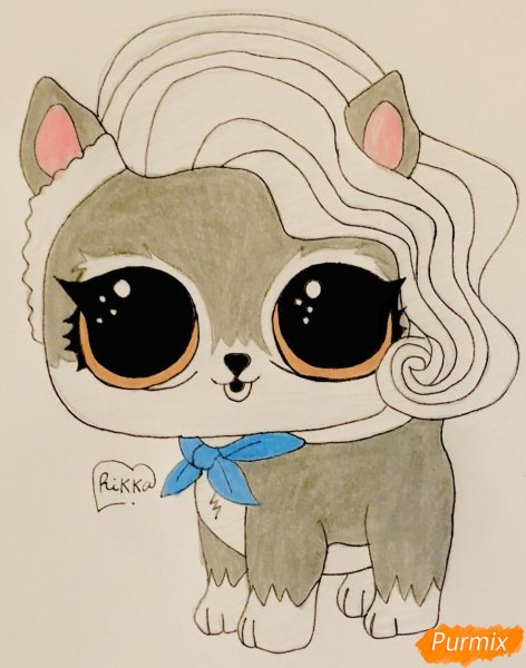 ЛОЛ питомцы для срисовки