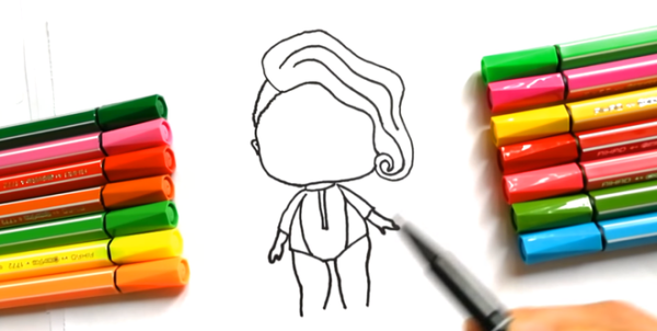 Рисунки фламастерампо этопам