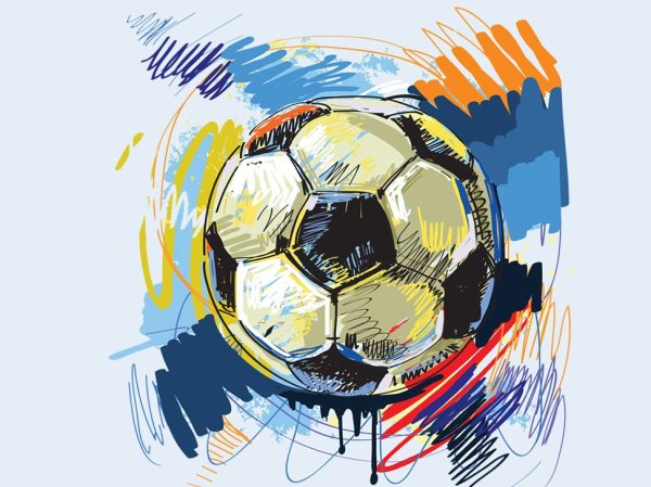 Плакат футбол