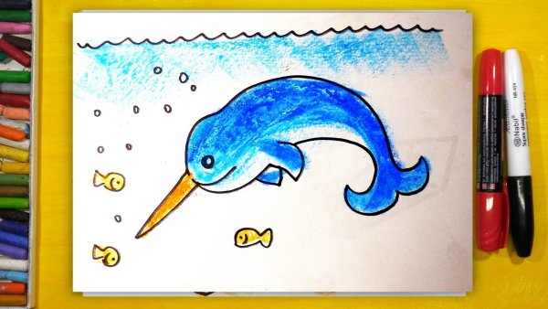 Рисование для детей РЫБАКИТ