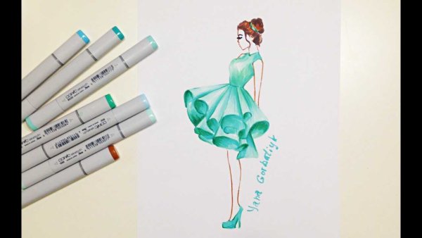 Рисунки фломастерами