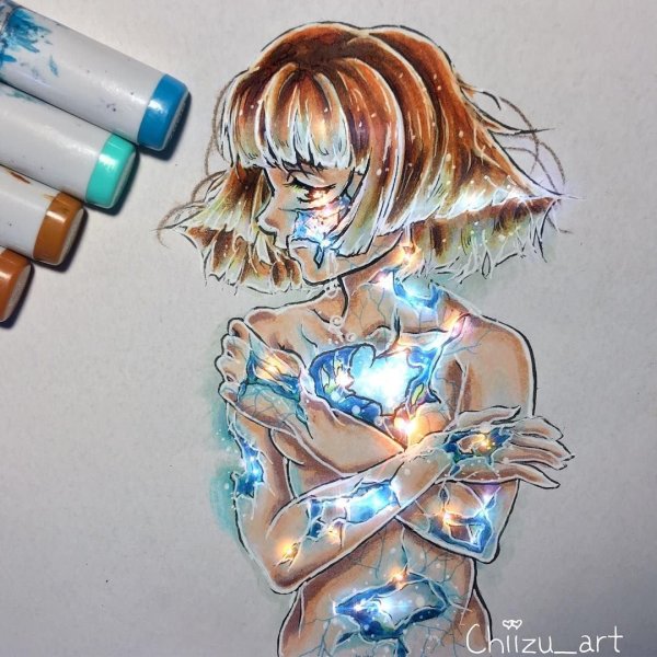 Копик маркерами Lighane Драконий глаз