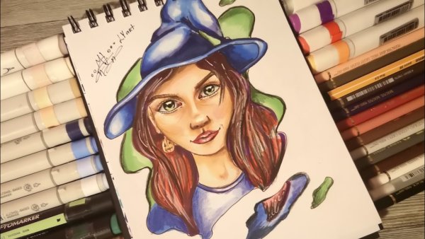 Рисунки фломастерами