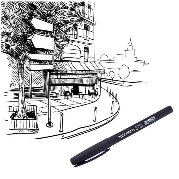 Зарисовки маркерами