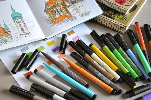 Бумага для рисования маркерами и карандашами