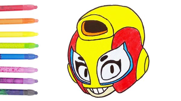 БРАВЛ рисунок фломастерами