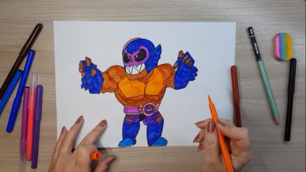 Рисунки для срисовки фломастерами Браво старс