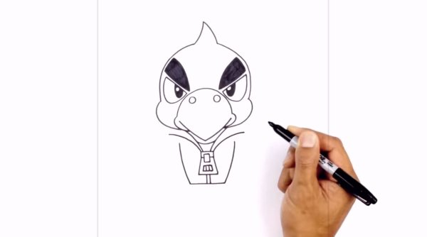 Рисунки БРАВЛЕРОВ для срисовки лёгкие