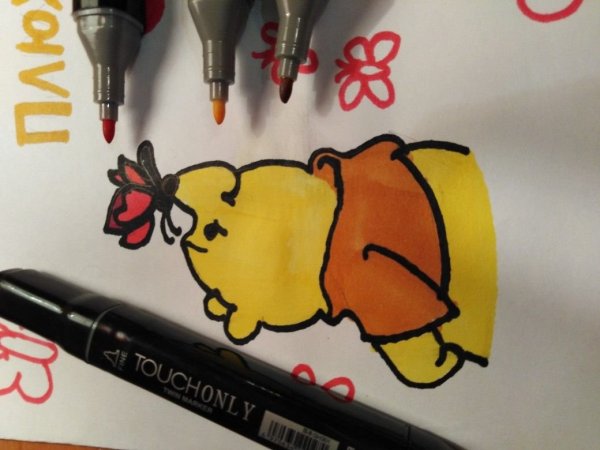 Рисунки маркерами