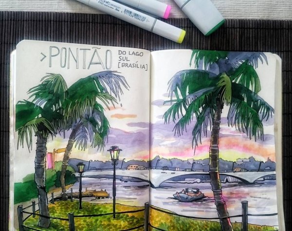 Море маркерами