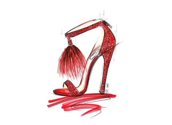 Эскизы обуви от дизайнеров