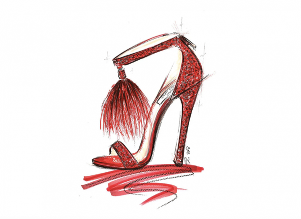 Эскизы обуви от дизайнеров