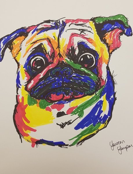 Рисунки маркерами