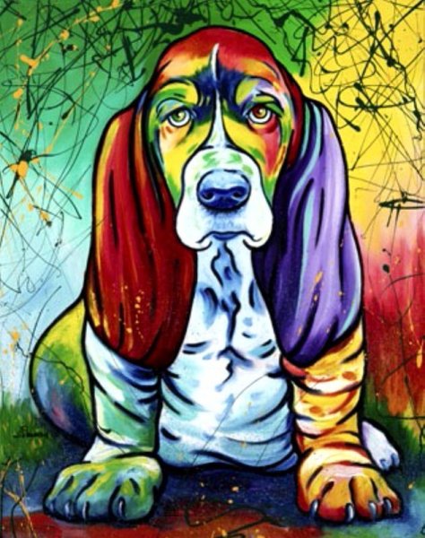 Скетчи животных маркерами