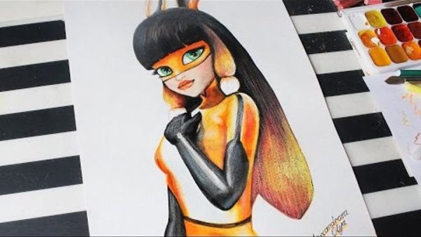 Мультик леди баг рисунок