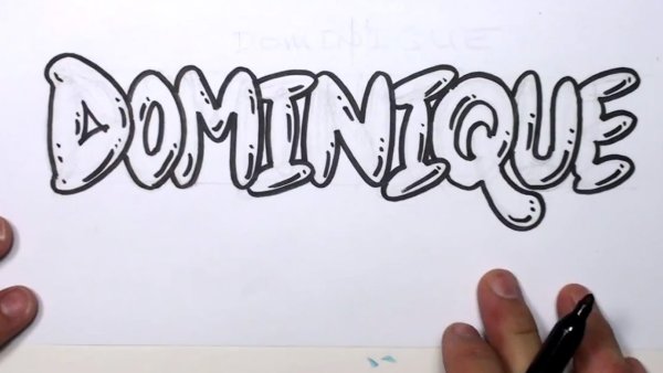 Надписи маркером на бумаге