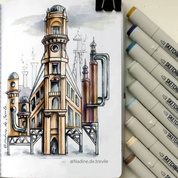 Шедевр фломастерами