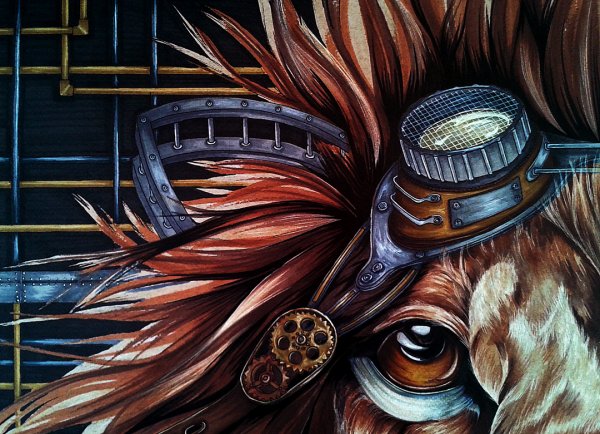 Скетчинг карандашом животные