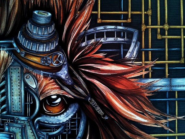 Рисунок тушью инктобер