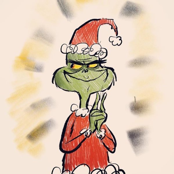 Гринч набросок