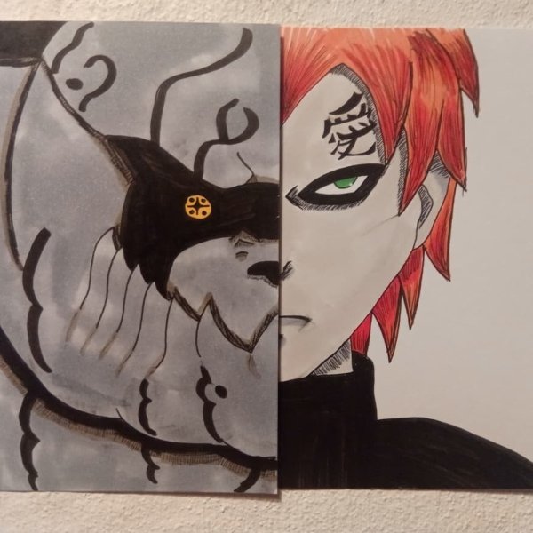 Гаара с глазами Шукаку