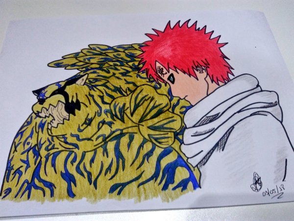 Шукаку Наруто рисунок
