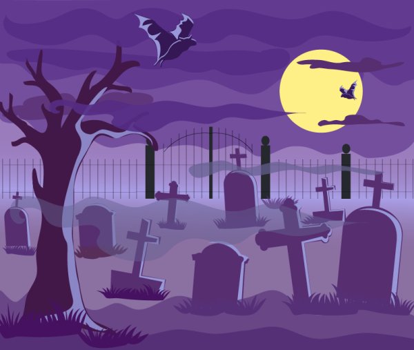 Кладбище вектор