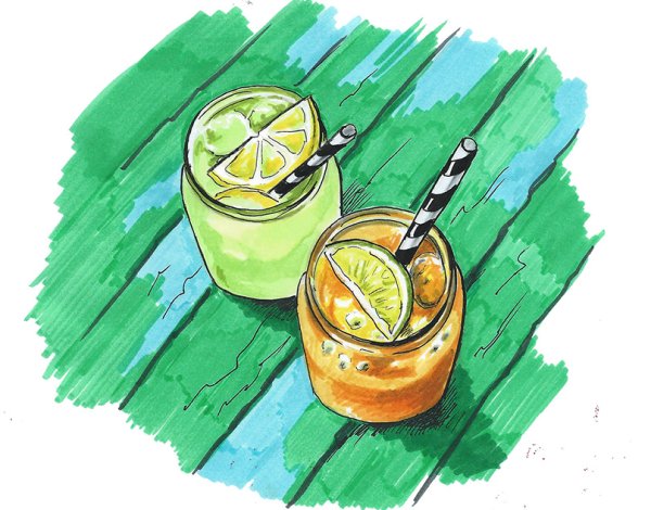 Лимонад иллюстрация