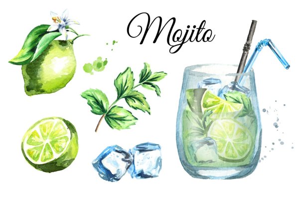 Мохито скетч маркерами