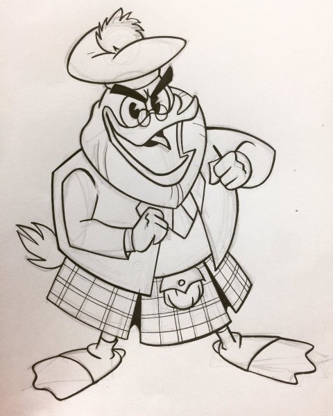 Скрудж макдак раскраска
