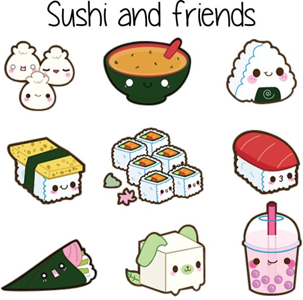 Нарисовать еду онигрии