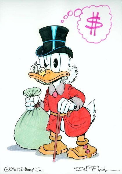 Скрудж макдак поэтапно