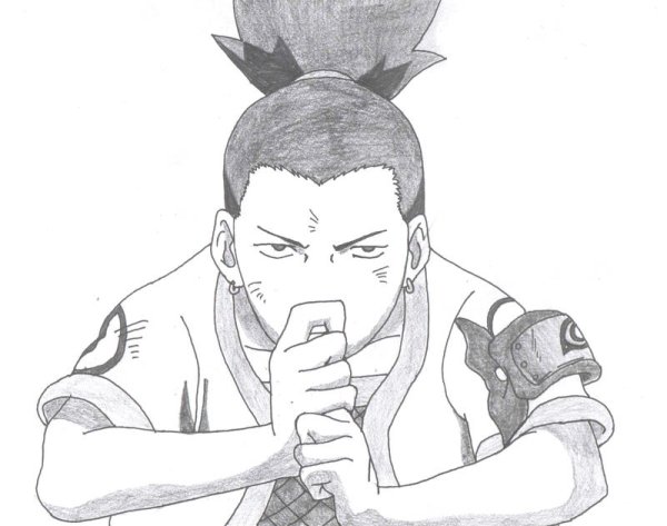 Шикамару Нара арт