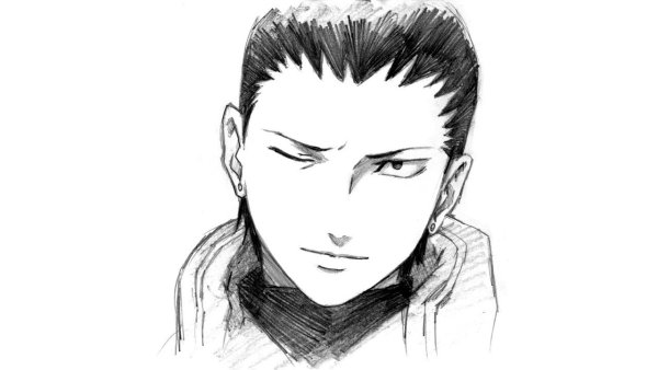 Шикамару Нара для срисовки