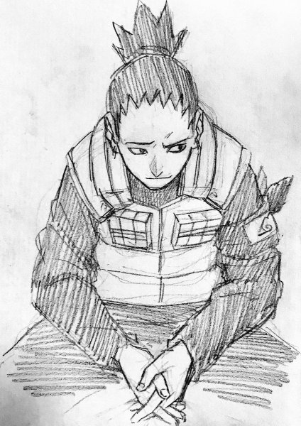 Шикамару Нара скетч