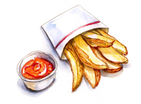 Картошка фри скетч