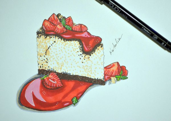 Десерты маркерами