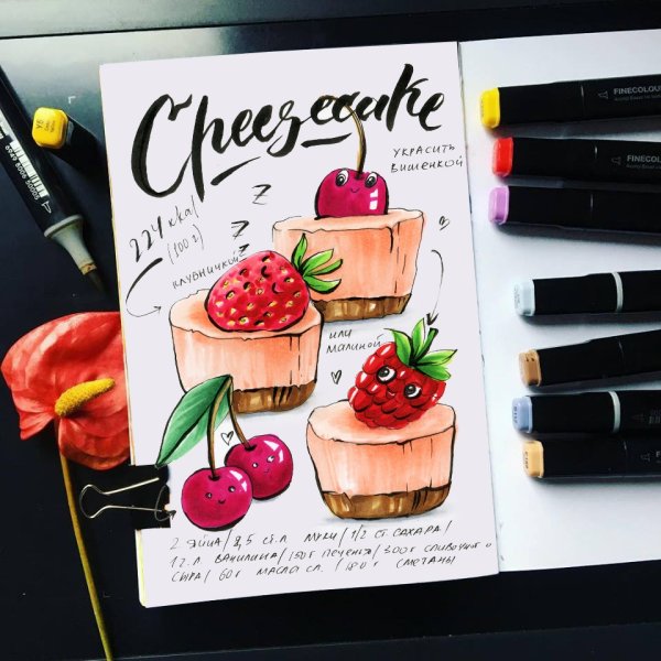 Чизкейк рисунок