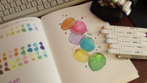 Палитра маркеров Touch Five